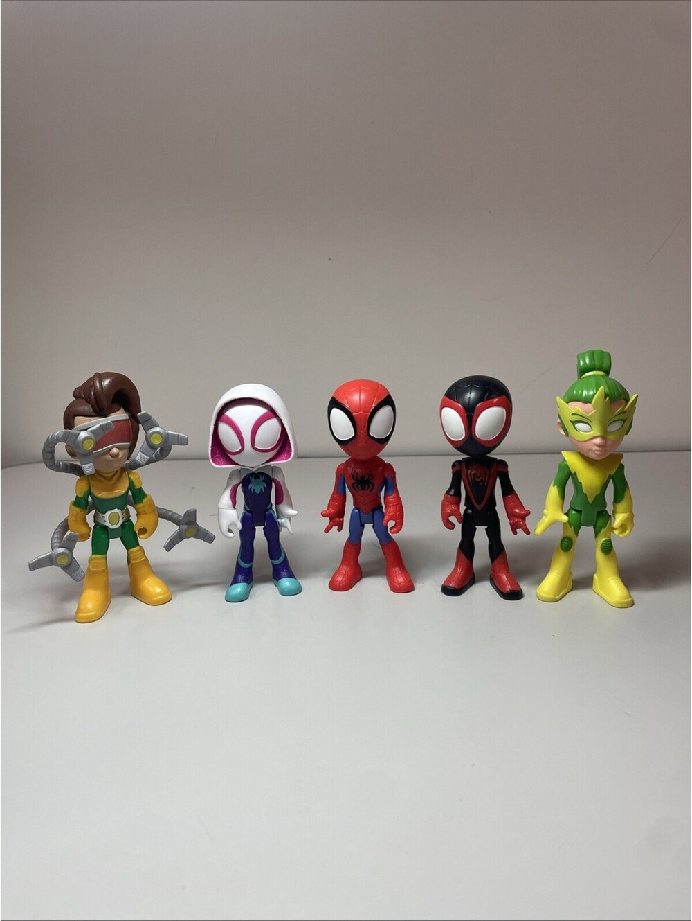 Spider-Man Marvel Spidey and His Amazing Friends 4โFigures Lot of 5